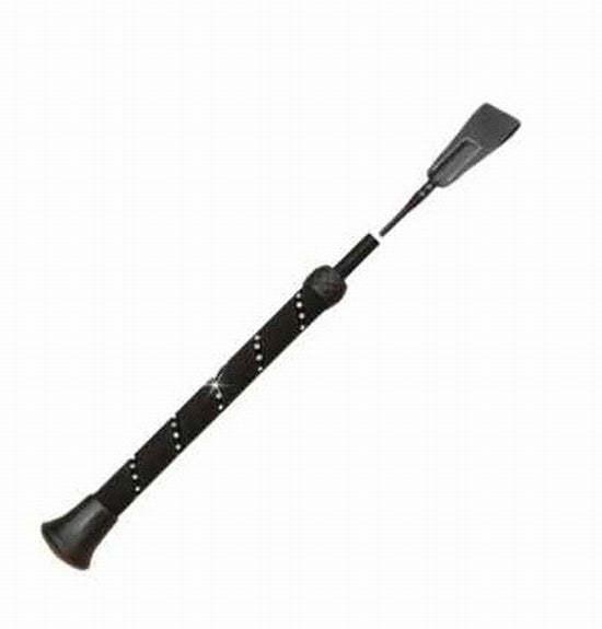 Crop diamante handle pvc cap