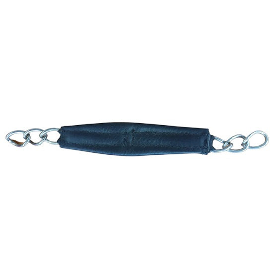 Curb chain leather