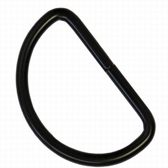 D ring 75mm Black