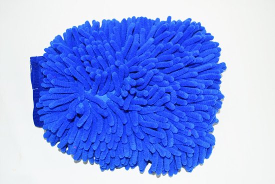 Dust glove microfibre blue colour