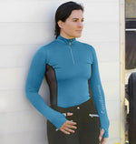 Equileisure alexia sport shirt colonical/black mesh