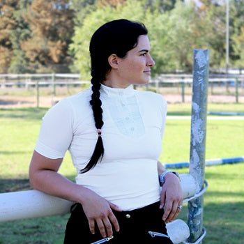 Equileisure katharine show shirt burgandy