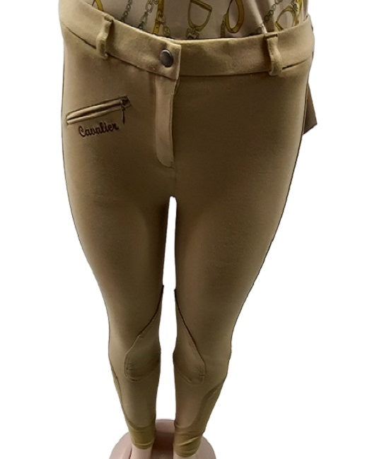 Equisport breeches  ladies self seat self knee patch beige