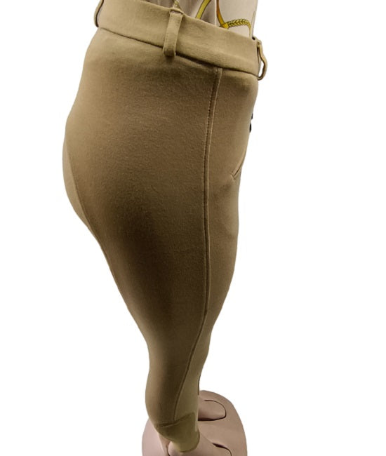 Equisport breeches  ladies self seat self knee patch beige