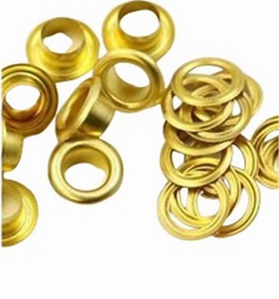 Eyelet no 28 gold per 1
