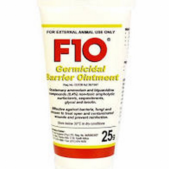 F10 germicidal barrier ointment 25gr