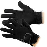Glove synthetic amara leather palm back