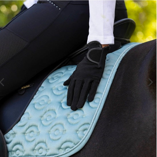 Glove synthetic amara leather palm back