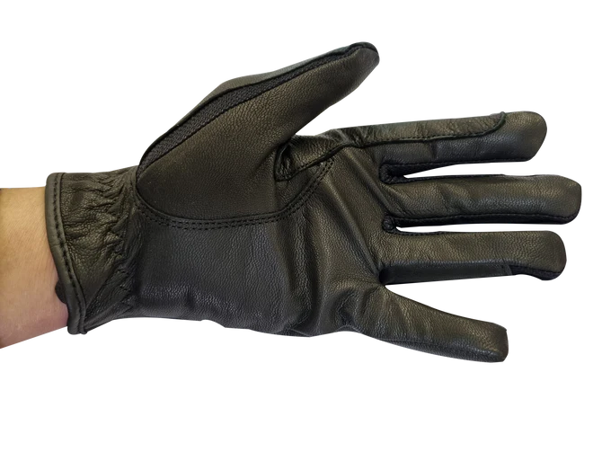 Gloves leather horse tech