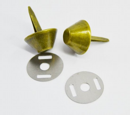 Hand bag feet ant brass medium per 10