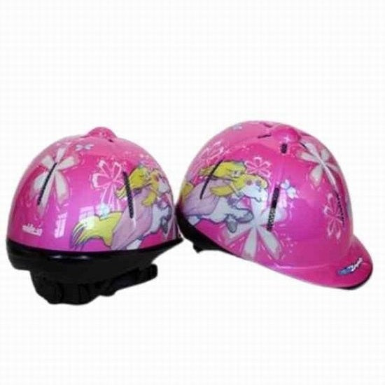 Helmet pink girls kidzamo