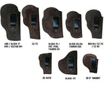 Holsters Clipon Suede