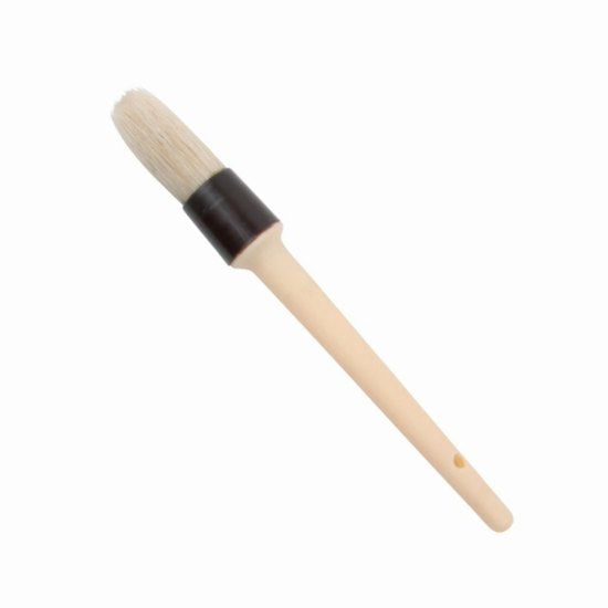 Hoof brush wooden handle