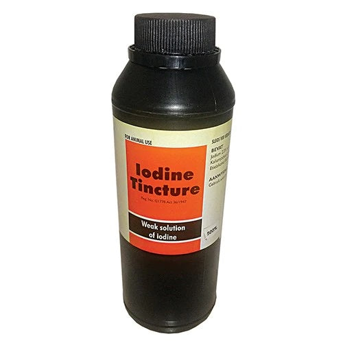 Iodine tincture weak 500ml