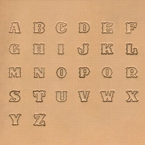Ivan alphabet set 1|2 inch  standard