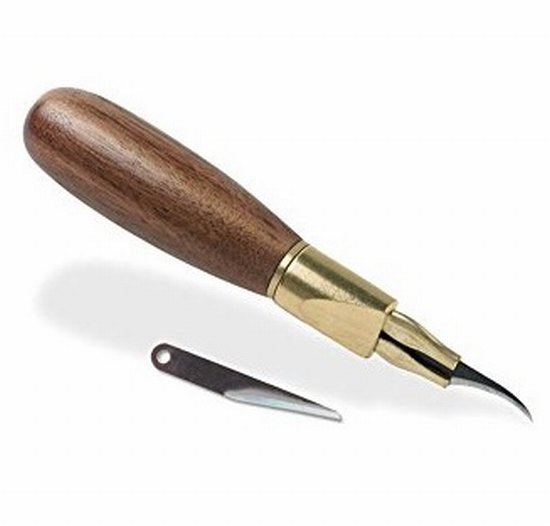 Ivan or tandy indust knife handle + 2 blades