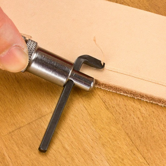 Ivan or tandy saddle makers groover blade