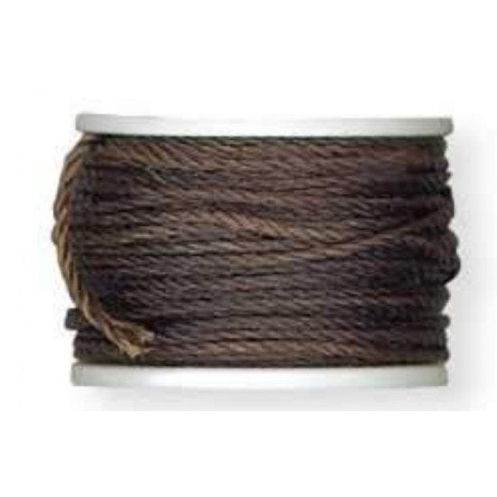 Ivan or tandy thread awl reel brown 11.4m waxed nylon