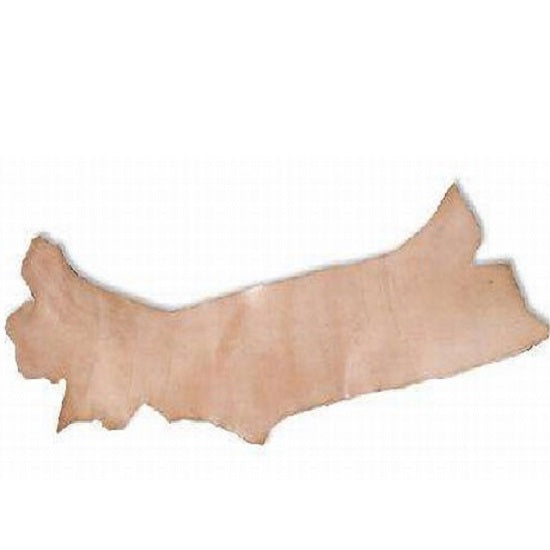 Leather bellies veg tan natural : substance range: 1.3 &ndash; 3 mm