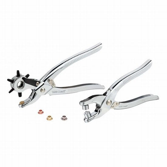 Leather hole punch and grommet set tork craft
