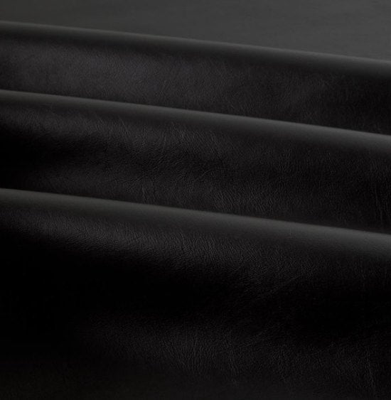 Leather upholstery dakota black side (half sheet)