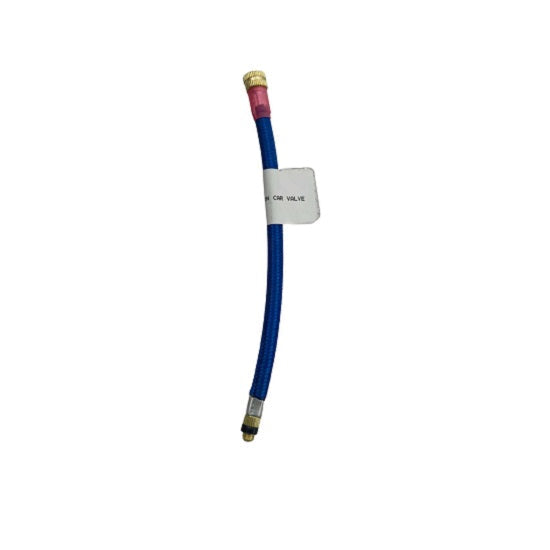 Pump connection car valve blue