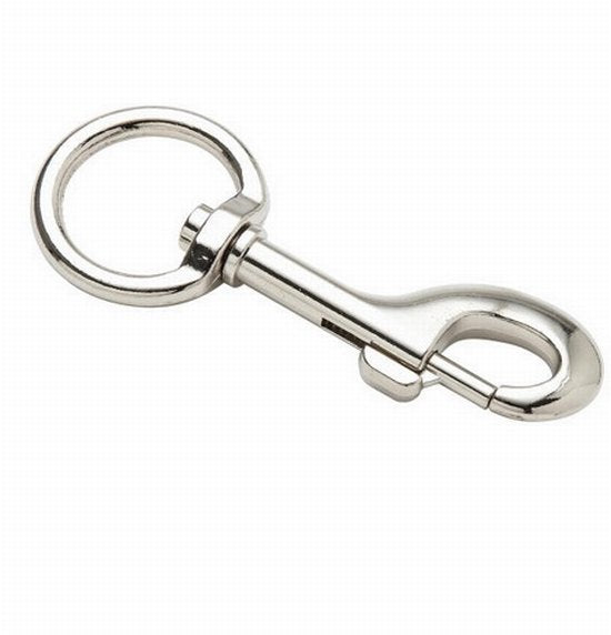 Snap hook round ring 25mm