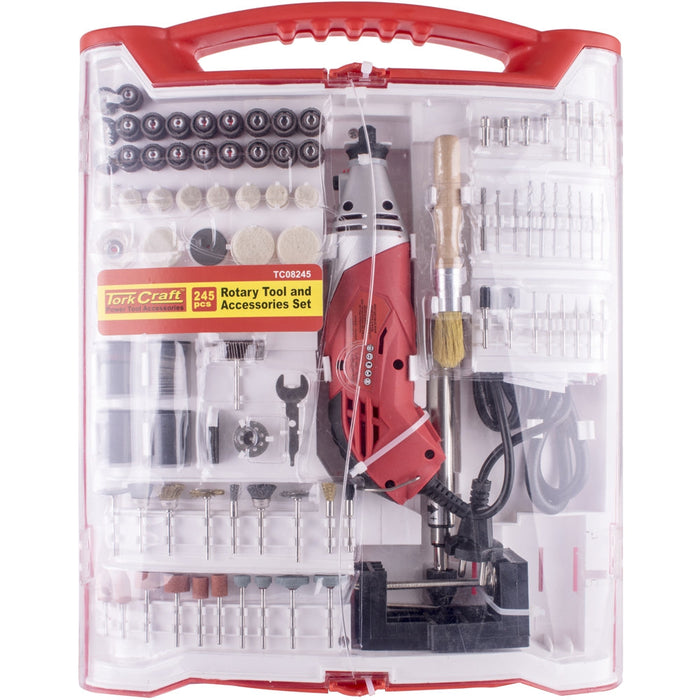 Tork craft rotary tool acces 245 pc set