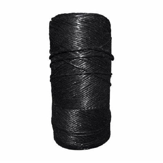 Twine po waxed 50m black