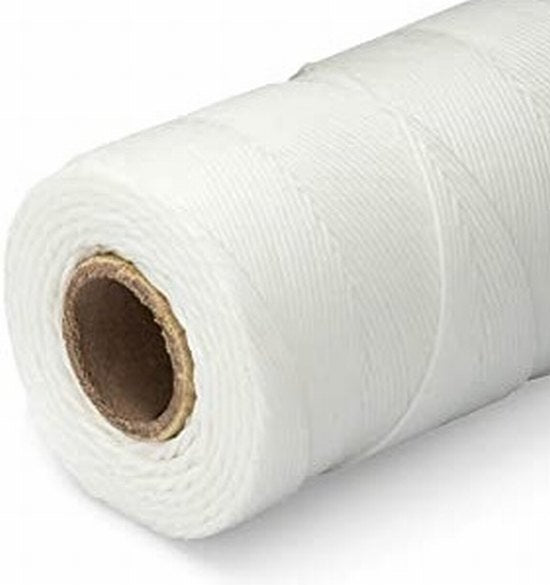 Twine po waxed 50m white