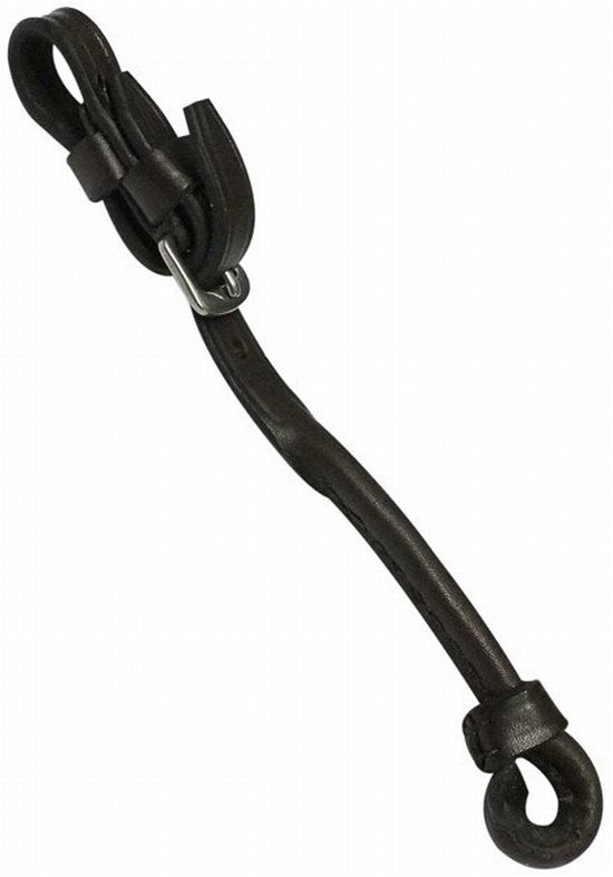 Lip strap rolled brown
