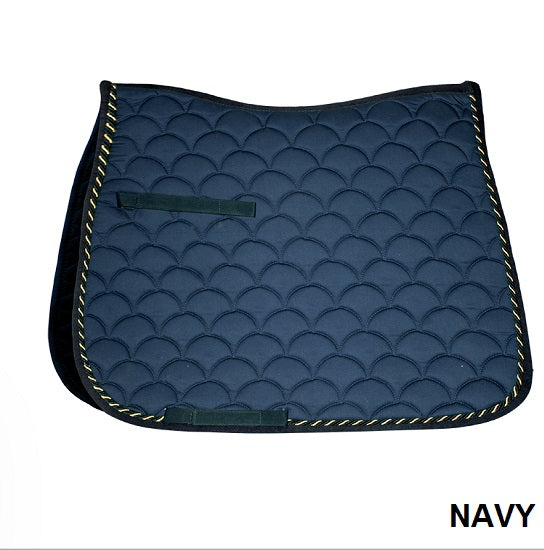 Numnah dressage square single piping full size