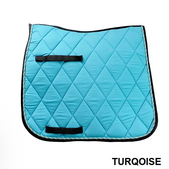 Numnah dressage square single piping full size