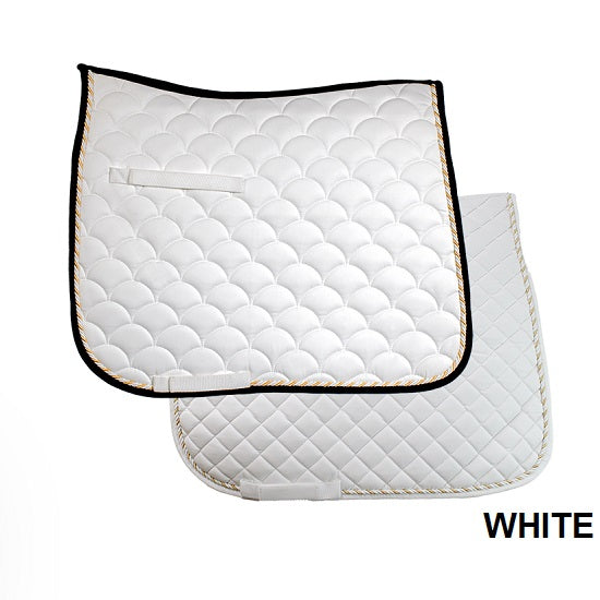 Numnah dressage square single piping full size