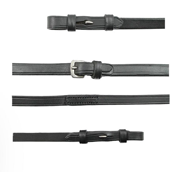 Reins plain leather