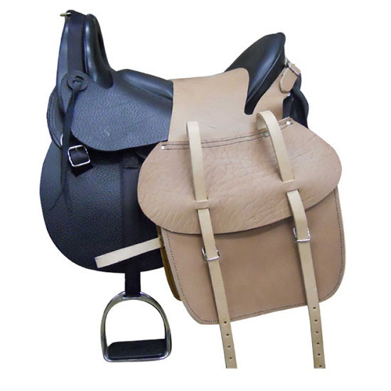 Saddle bag leather trail