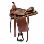 Saddle stockman with horn fitted
