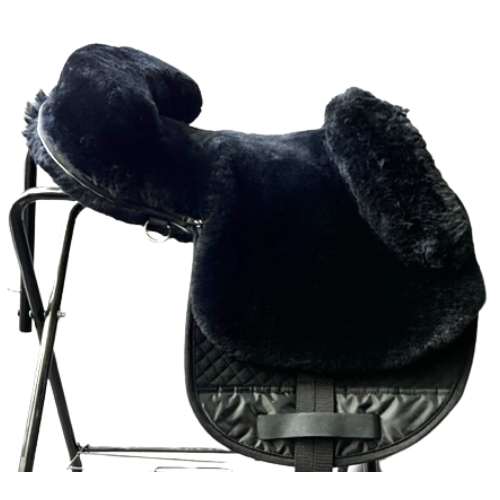 Saddle treeless sheepskin