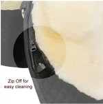 Saddle treeless sheepskin