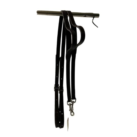 Side reins leather