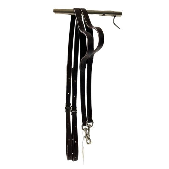Side reins leather