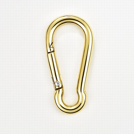 Snap hook brass 50mm