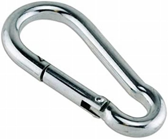 Snap hook 50mm Silver