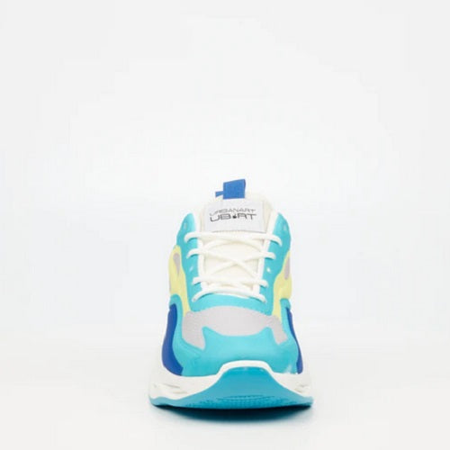 Sneaker blue grey white sole urbanart buzz 1 mesh - blue