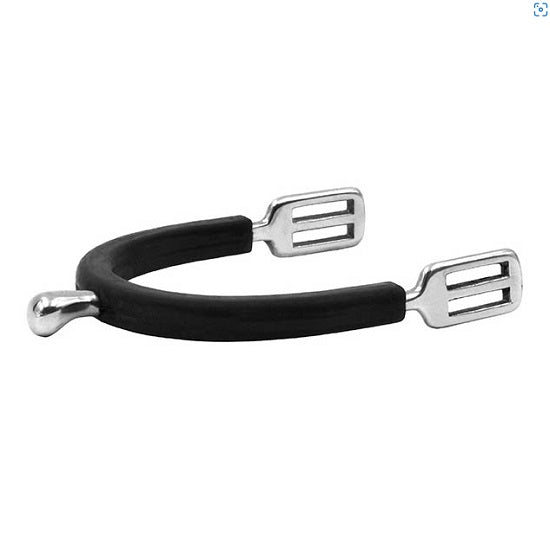 Spur rubber coated stainless steel long bobble