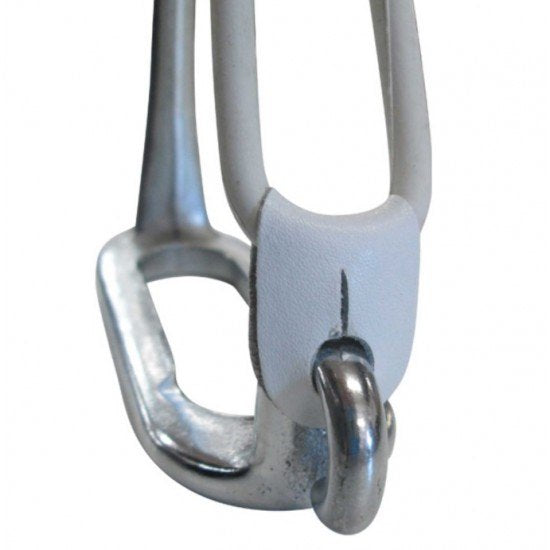 Stirrups irons peacock nickle plated