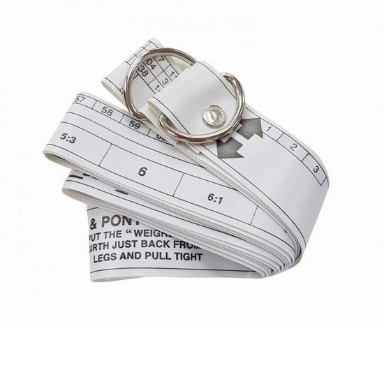 Tape measure weight and height