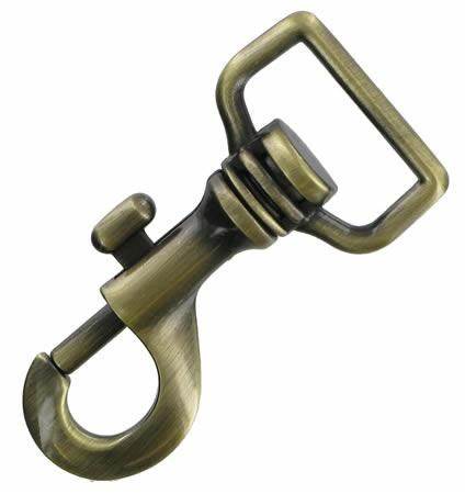 Trigger Hook 38mm Antique Brass