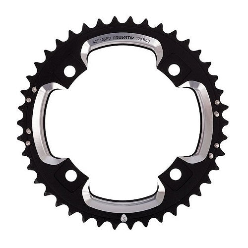Chain Ring 42T Black and Silver