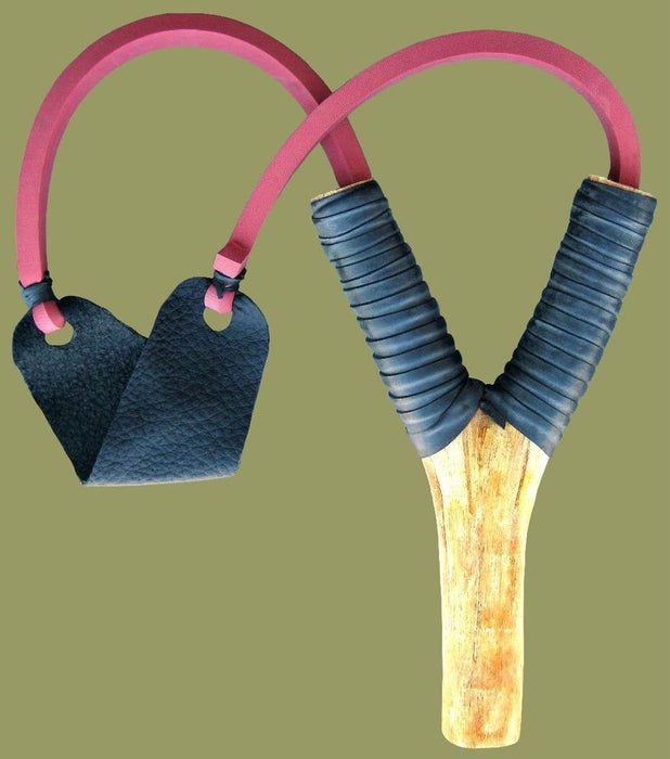 Wooden  sling shot kettie egte haas rek kettie kettie rek